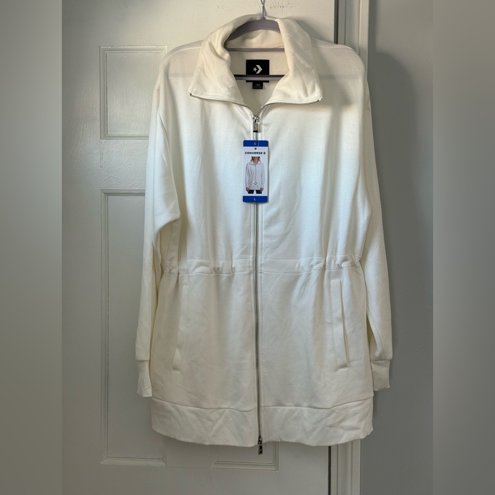 Converse Women's Cream Utility Jacket Nwt
